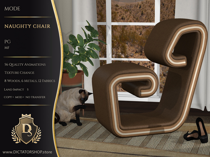 Second Life Marketplace [Ds] Mode Naughty Chair PG
